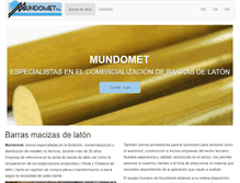 Tablet Screenshot of mundomet.com